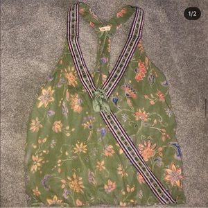 Hollister cross back shirt